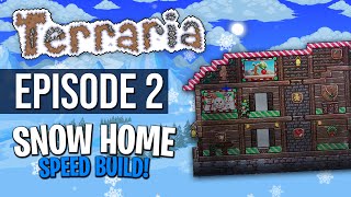 christmas snow home speed build in terraria