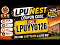 Lpunest coupon code 2026 | lpunest exam 2026 coupon code | lpunest maximum discount coupon code 2026