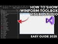 How to Enable/Show WinForms Toolbox in Visual Studio - Easy Step-by-step Guide (2025)