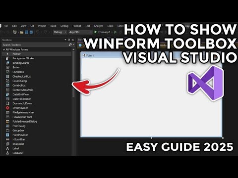 How to Enable/Show WinForms Toolbox in Visual Studio - Easy Step-by-step Guide (2025)
