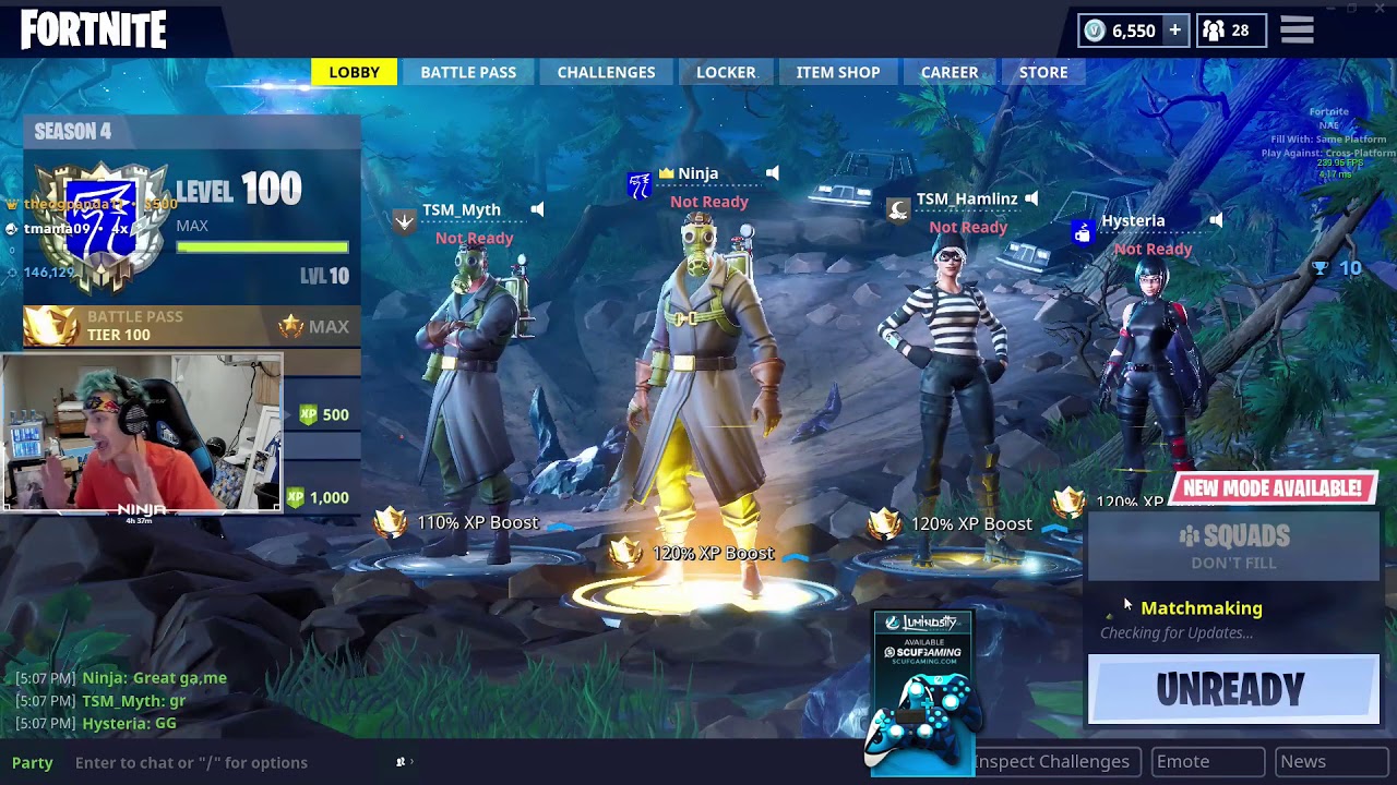 Fortnite ninja (23.06.2018) settings