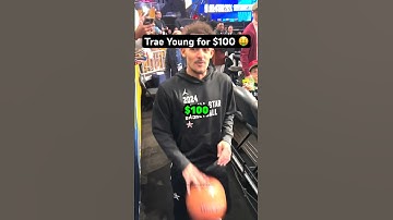 He Bet Trae Young $100 to make this Shot 😳 #shorts
