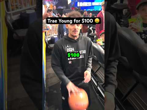 He Bet Trae Young $100 to make this Shot 😳 #shorts