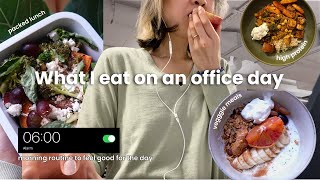 WHAT I EAT | to stay full all day, office girl's 6AM routine, high protein dishes