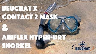 BEUCHAT X CONTACT 2 MASK & AIRFLEX HYPER-DRY SNORKEL | FULL REVIEW & VLOG