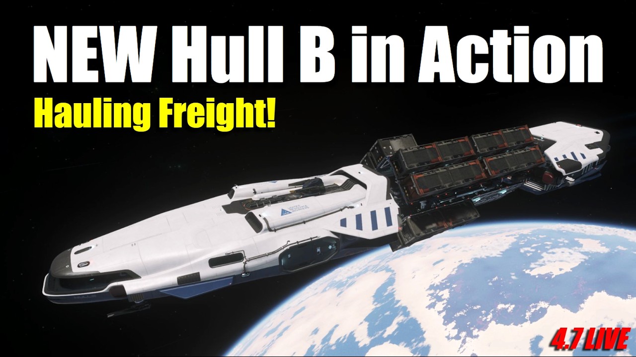 Cargo Hauling with the new MISC Hull B - Star Citizen Gameplay and ...