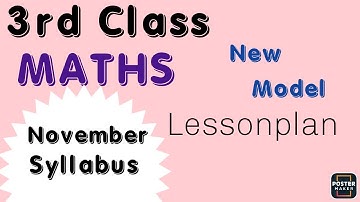 SCERT new model 3rd class Maths November Syllabus Lesson plan రాయడం ఎలా?|#lessonplans|#mathsplan