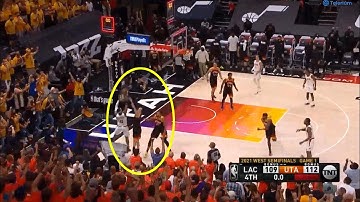Rudy Gobert in your face block to Marcus Morris Jr. in dying seconds of Game 1