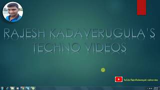 HOW TO INSTALL MULTIPLE SOFTWARES WITH ONE SETUP FILE @ RAJESH KADAVERUGULA'S TECHNO VIDEOS