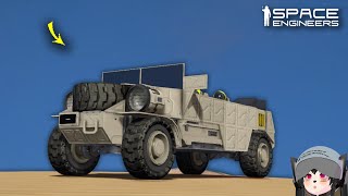 This Tiny Military Transport Jeep has Some Quirks, Space Engineers