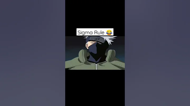 Sigma Rules 🤣 || Naruto Sigma || #shorts #naruto #sigmarule