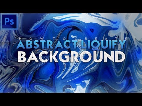 Tutorial: How To Create An Abstract Liquify/Paint Background Using Photoshop!