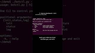 T• Botctl bắt đầu có khung xương | W10 (Ubuntu Workbench) #ubuntu #terminal #python #linux #coding