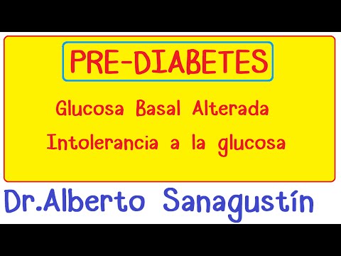 Vídeo: Tolerancia Deteriorada A La Glucosa: Tratamiento, Dieta, Causas, Síntomas