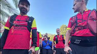 Sixtine et Raphaël du CEM de la Fondation G-F Richard participent auTrail des Coteaux Lyonnais !