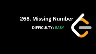 Missing Number - LeetCode 268 - Tamil