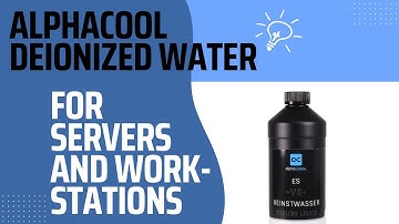 Alphacool ES Ultrapure Water 1000ml: Industrial-Grade Cooling Solution For Servers And Beyond!