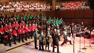 Kpanlogo - Marsh Green Drummers With M Choir - Royal Festival Hall - July 2017