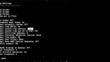 ZEsarUX emulator - Stdout video driver and detect print character routines
