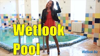 Wetlook leather jacket | Wetlook dress