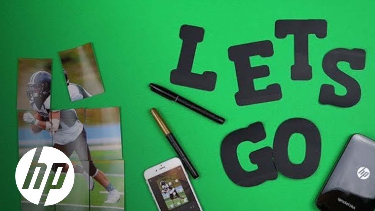 hpv vaccine DIY Team Sign with Sprocket Plus | HP Sprocket Photo Printer | HP