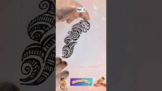 Latest Mahendi Flower design Part - 2 #mehndi #viral #shorts