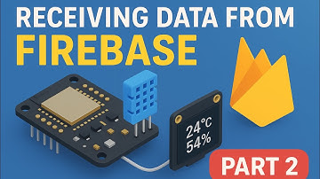 Receive DHT11 Data from Firebase on ESP32 (OLED Display) | Part 2