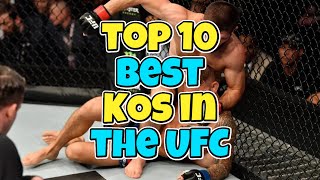 top 10 best knockouts in the ufc