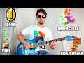 Super Mario sounds on guitar (& "power up sound" true origin reveal)