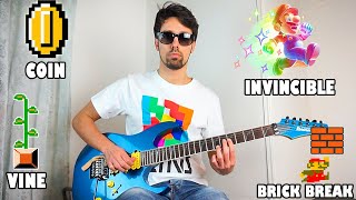 Super Mario sounds on guitar (& \