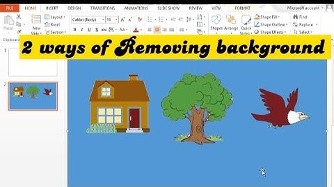 2 Method of remove background in picture on PowerPoint #trending #youtuber