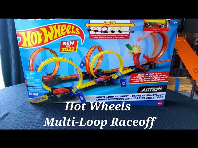 Pista Hot Wheels Looping Carrinho Action Multi Loop Race-Off