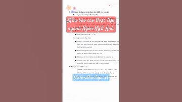 Mẫu báo cáo thực tập ngành Ngôn Ngữ Anh- lưu lại khi cần nhé - dichvuthuctap.net