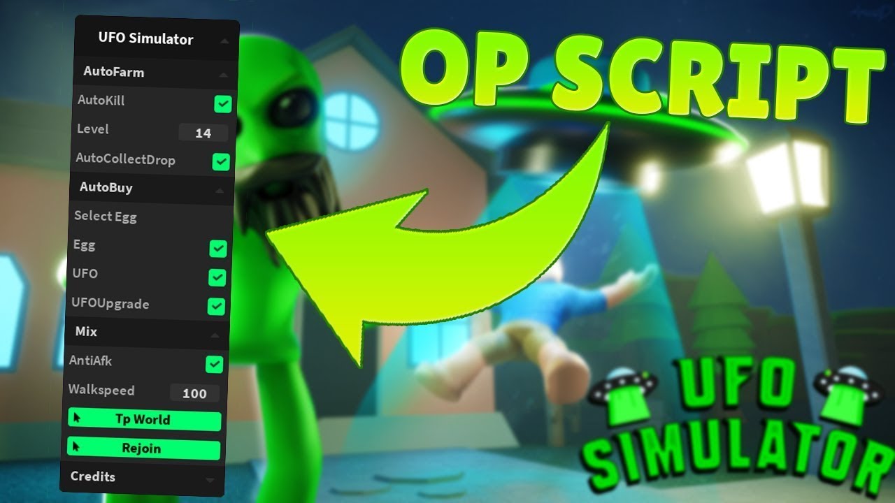 UFO sim INSANE SCRIPT beat game in minutes!