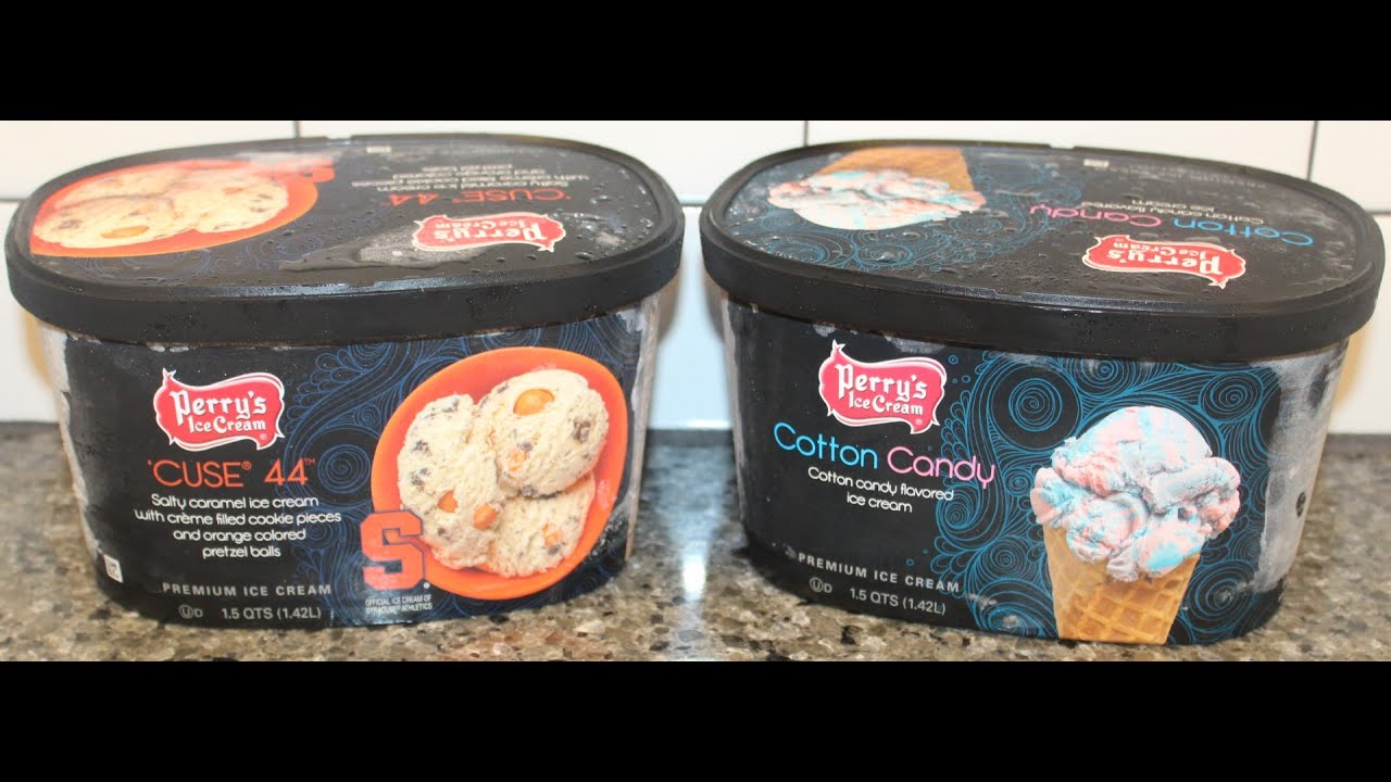 Perry’s Ice Cream ‘Cuse 44 & Cream and Cotton Candy Review YouTube