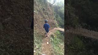 mapay jalan satapak menuju rumahku,..!#shorts #viral #mawar bodas #ytshorts #suasana pedesaan