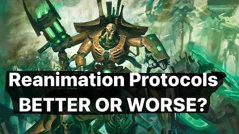 Reanimation Protocols for 10th edition. A change for BETTER or WORSE? Lets talk about Necrons!
