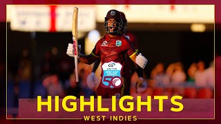 Thumbnail for Highlights | West Indies v England | Hope Hits Spectacular Game-Winning Hundred! | 1st CG United ODI