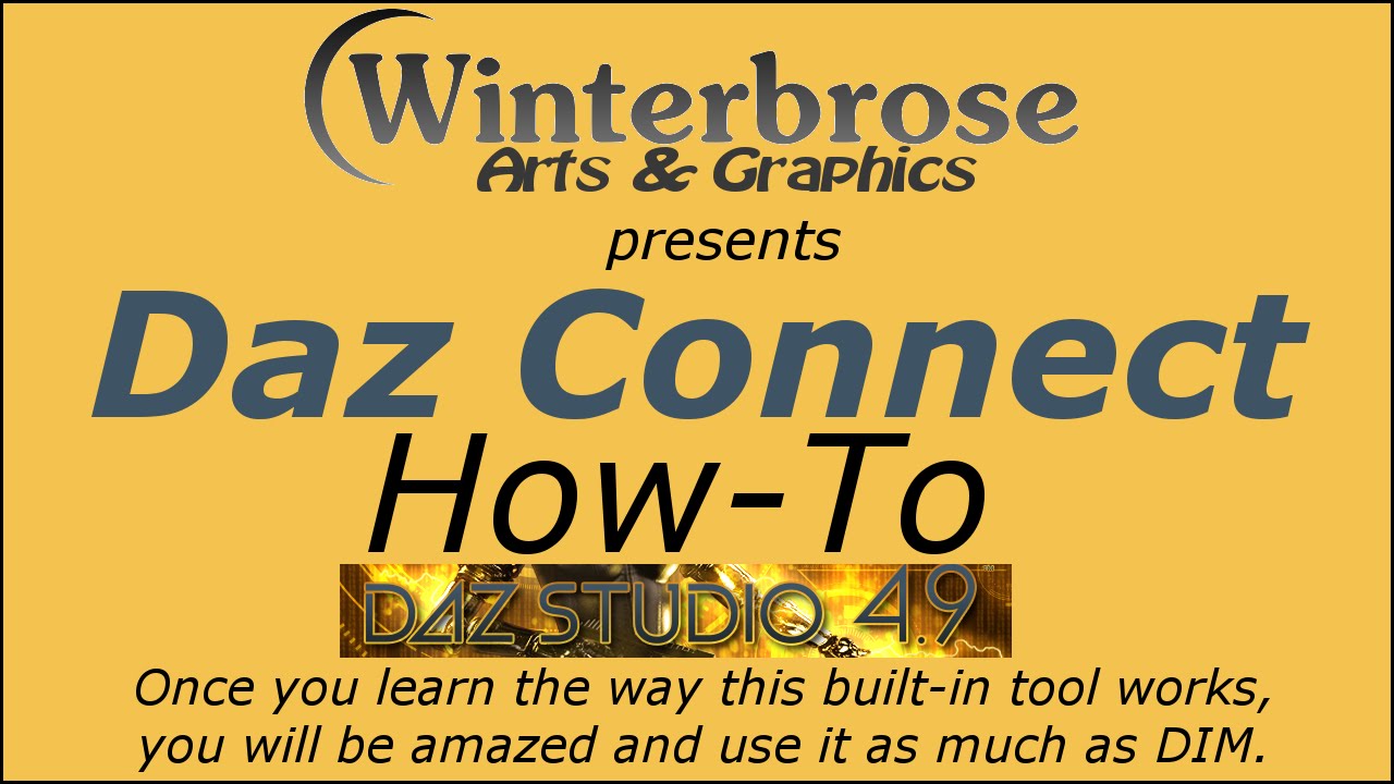Daz Studio 4.9: How-To Use DAZ Connect To Update Your Library in DS49 ...