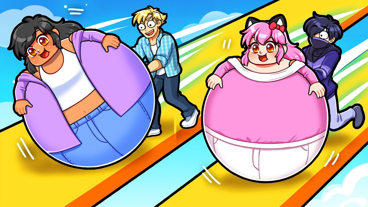 Roblox But ROLL FAT FRIENDS!