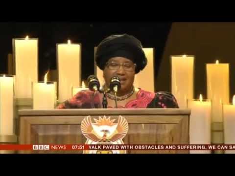 Nelson Mandela State Funeral Tribute by President of Malawi Joyce Banda
