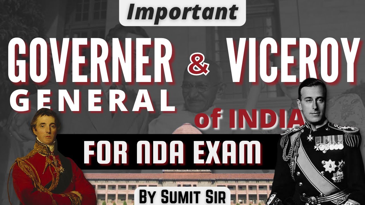 Very Important Topics for NDA💯 Viceroys and Governor Generals | Modern History | Learn With Sumit
