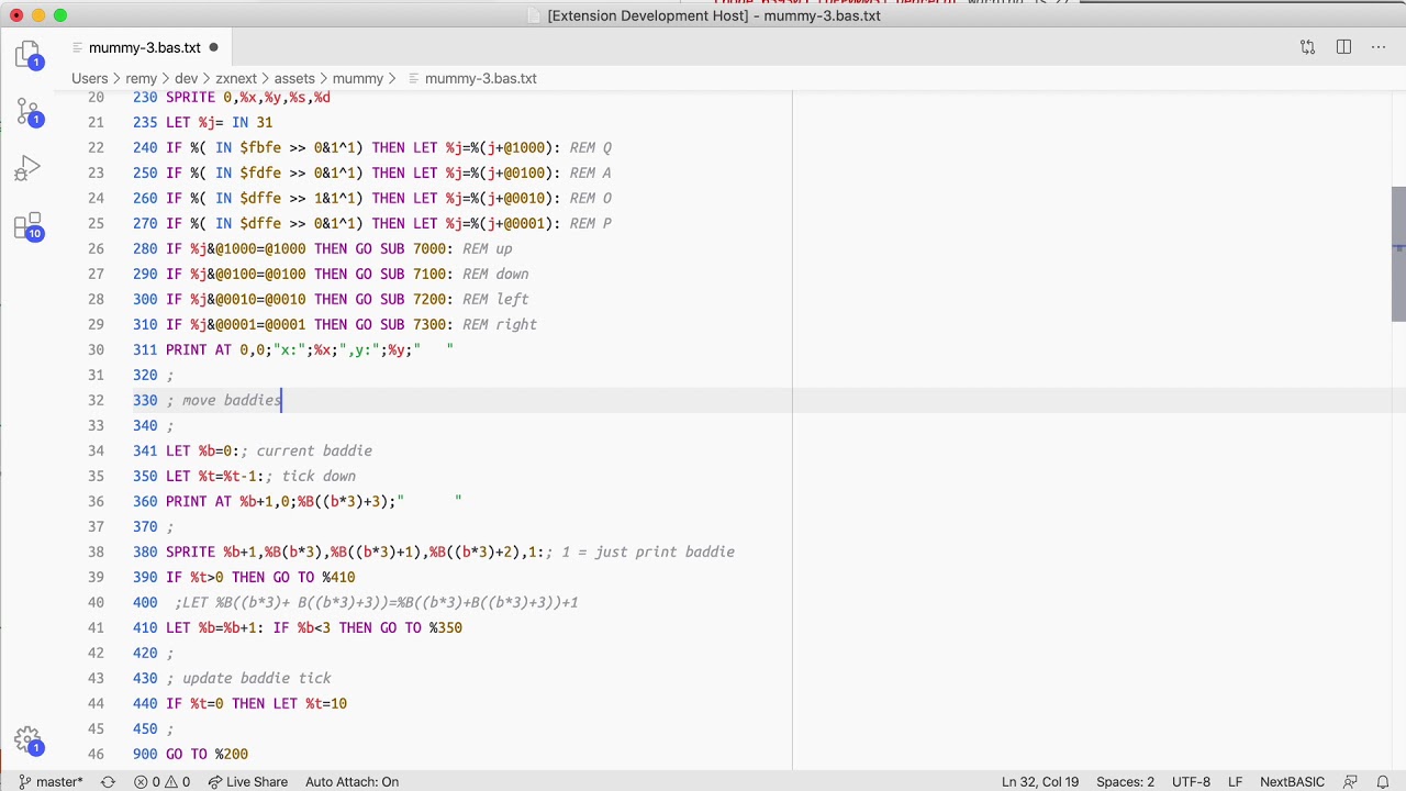 vscode next basic syntax helper (wip) - YouTube