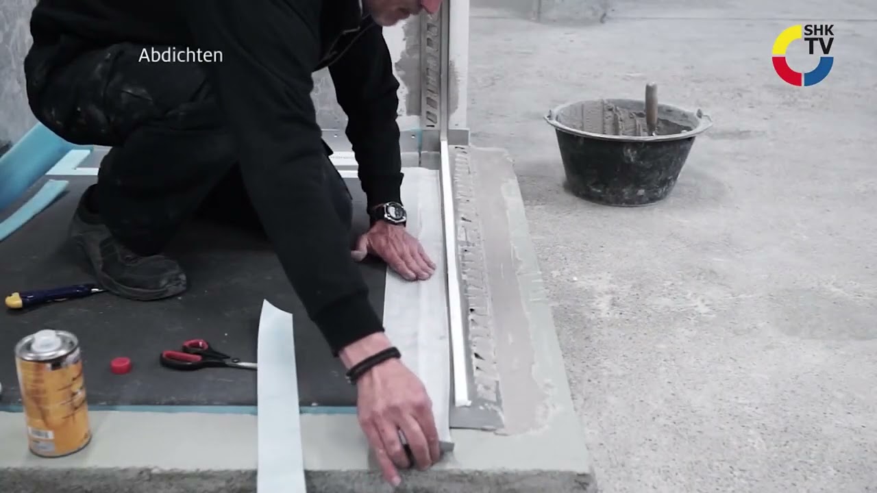 Koralle X80 Free: Montage Keilschiene + Wandprofil