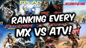 Ranking every MX vs ATV Game!