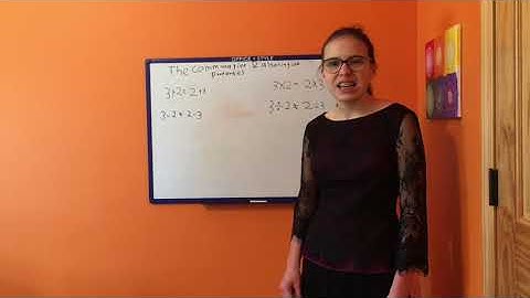 Commutative and Associative Properties