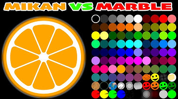 100 Marble Escape Mikan Survival Race in Algodoo