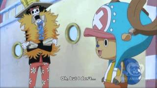 One Piece - Chopper Steals Brook's Line