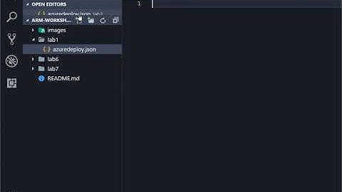 Azure ARM Lab 1: Creating a simple template
