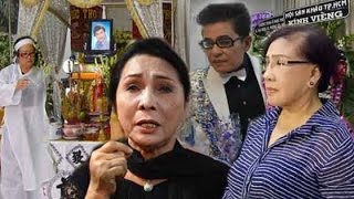 Lệ Thủy, Bạch Tuyết, Thanh Bạch xúc động đến Viếng Nghệ sĩ Thanh Sang vào tối muộn